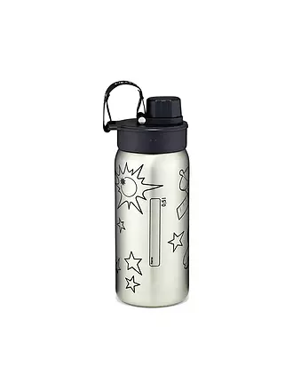 ERGOBAG | Edelstahl Trinkflasche 0,5L Black | 